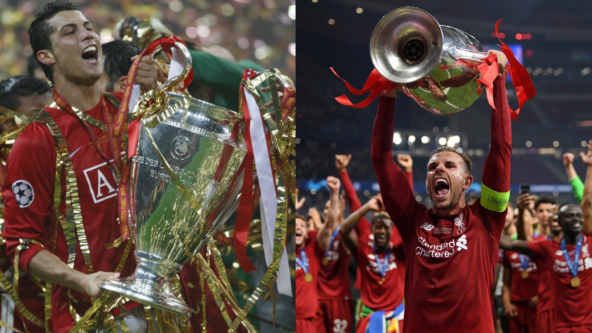 Manchester United Liverpool trophies