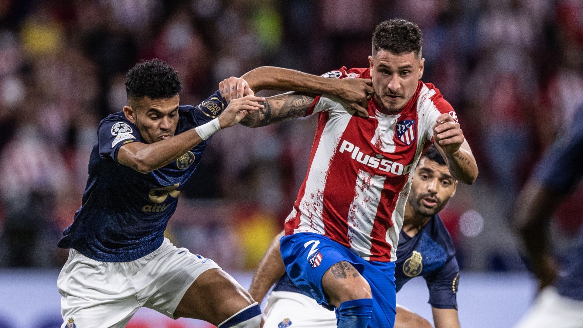 José Giménez, Atlético de Madrid x FC Porto, Champions League, 15092021
