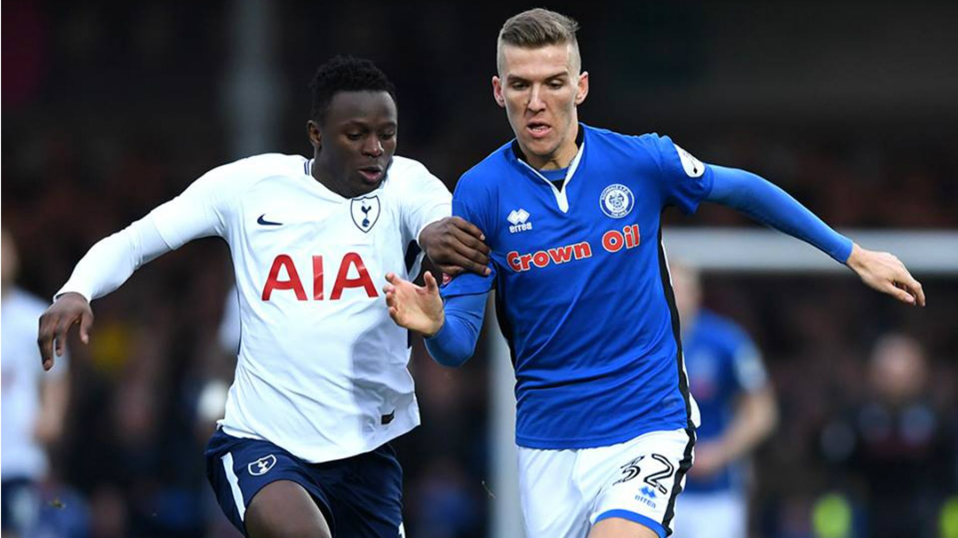 Victor Wanyama of Tottenham in FA Cup action.
