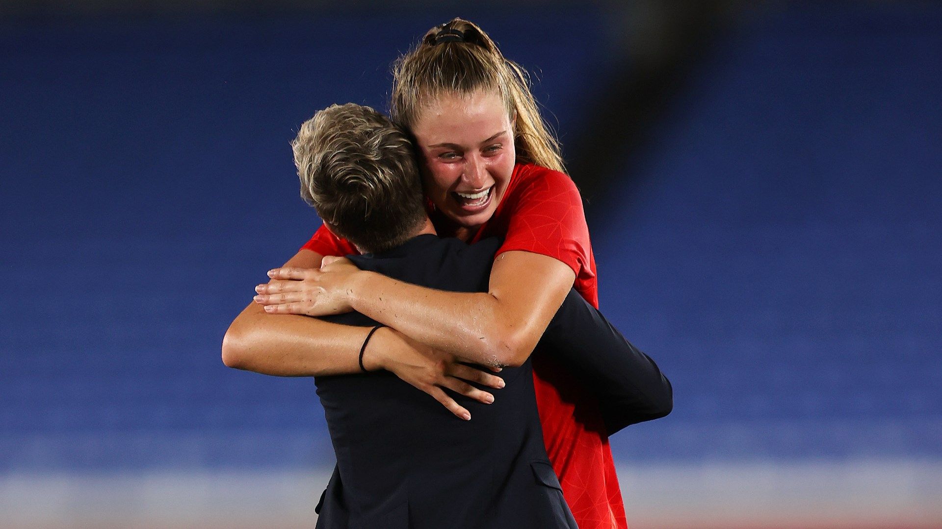 Bev Priestman Jordyn Huitema Canada 2021