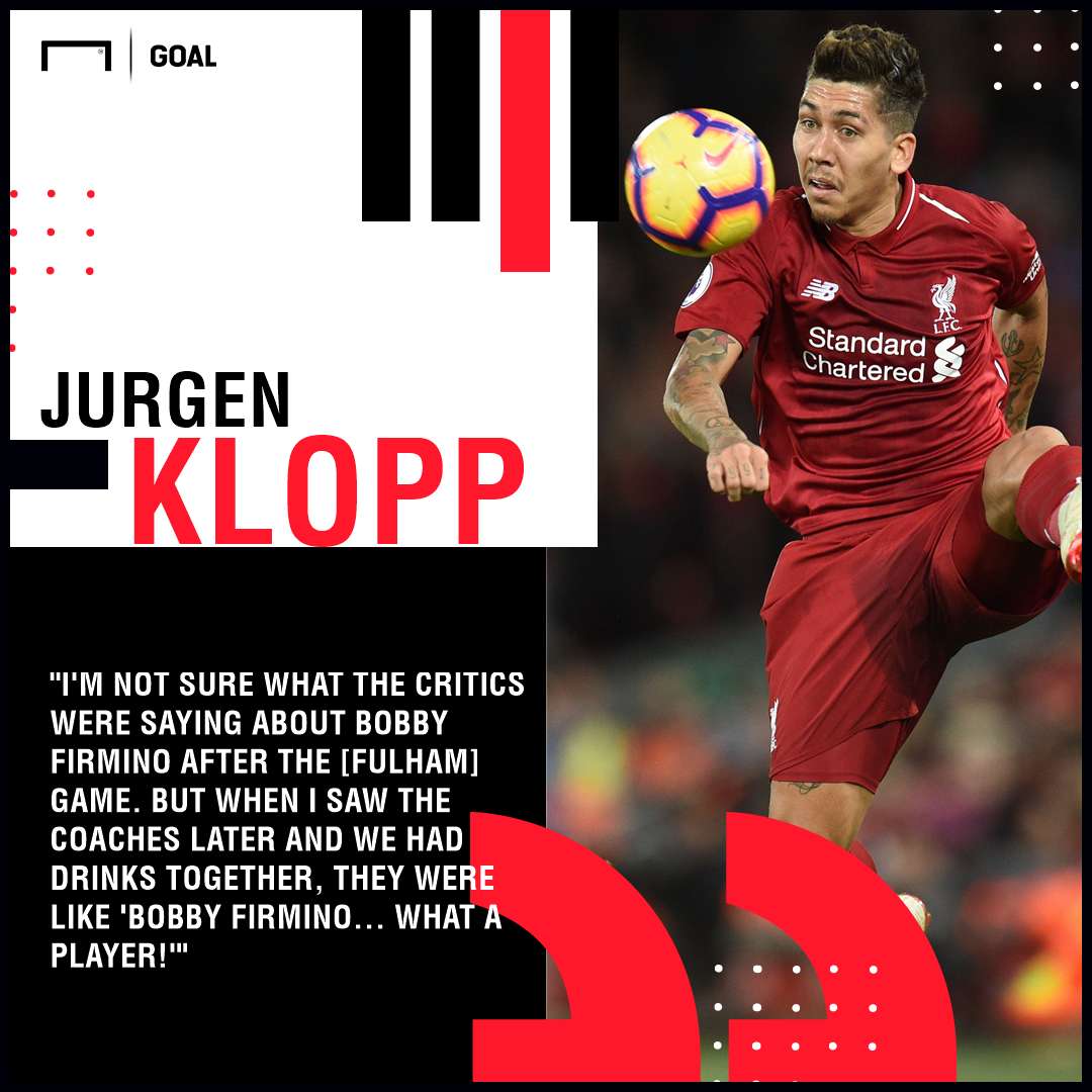 Roberto Firmino Jurgen Klopp Liverpool PS