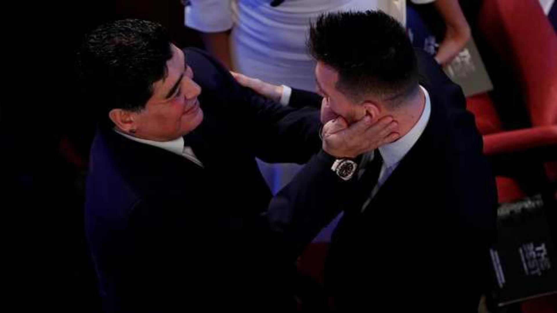 Diego Maradona Lionel Messi The Best 23102017