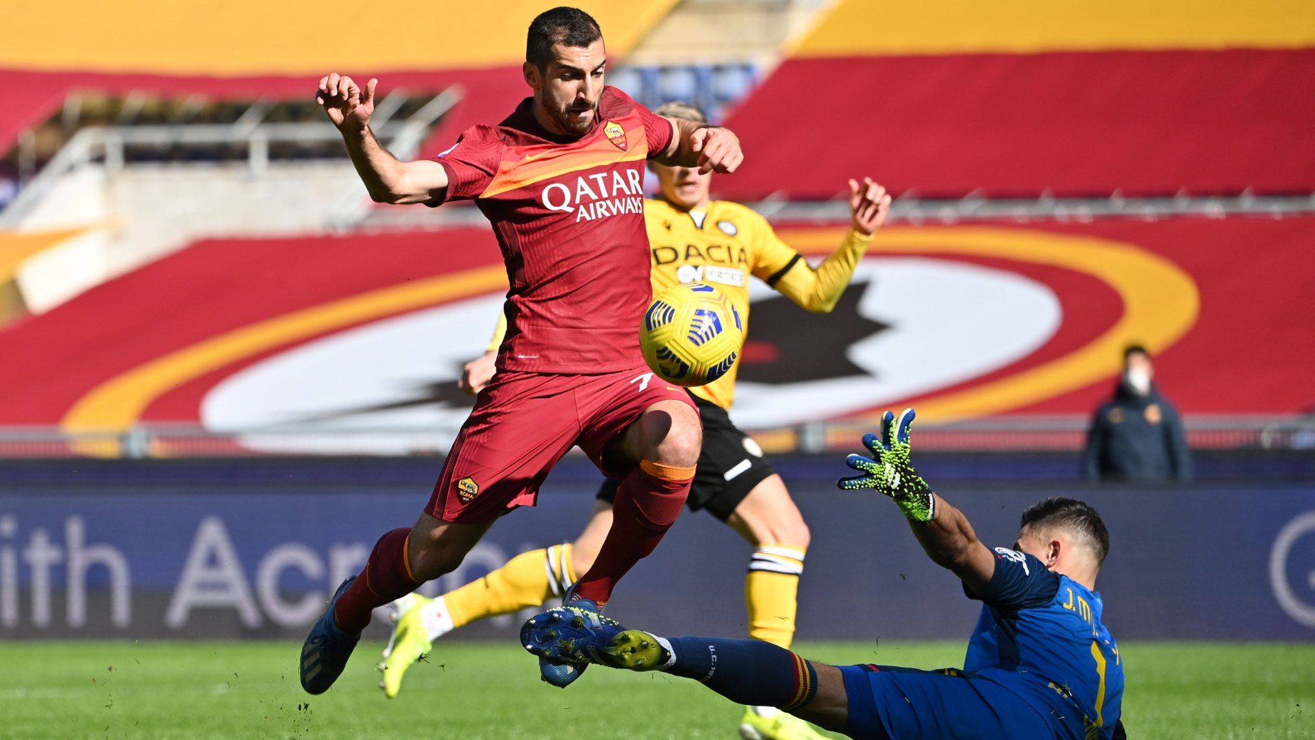 Mkhitaryan Musso - Roma Udinese