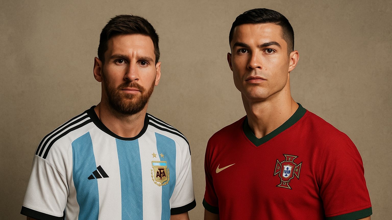 Cristiano Ronaldo Lionel Messi gfx