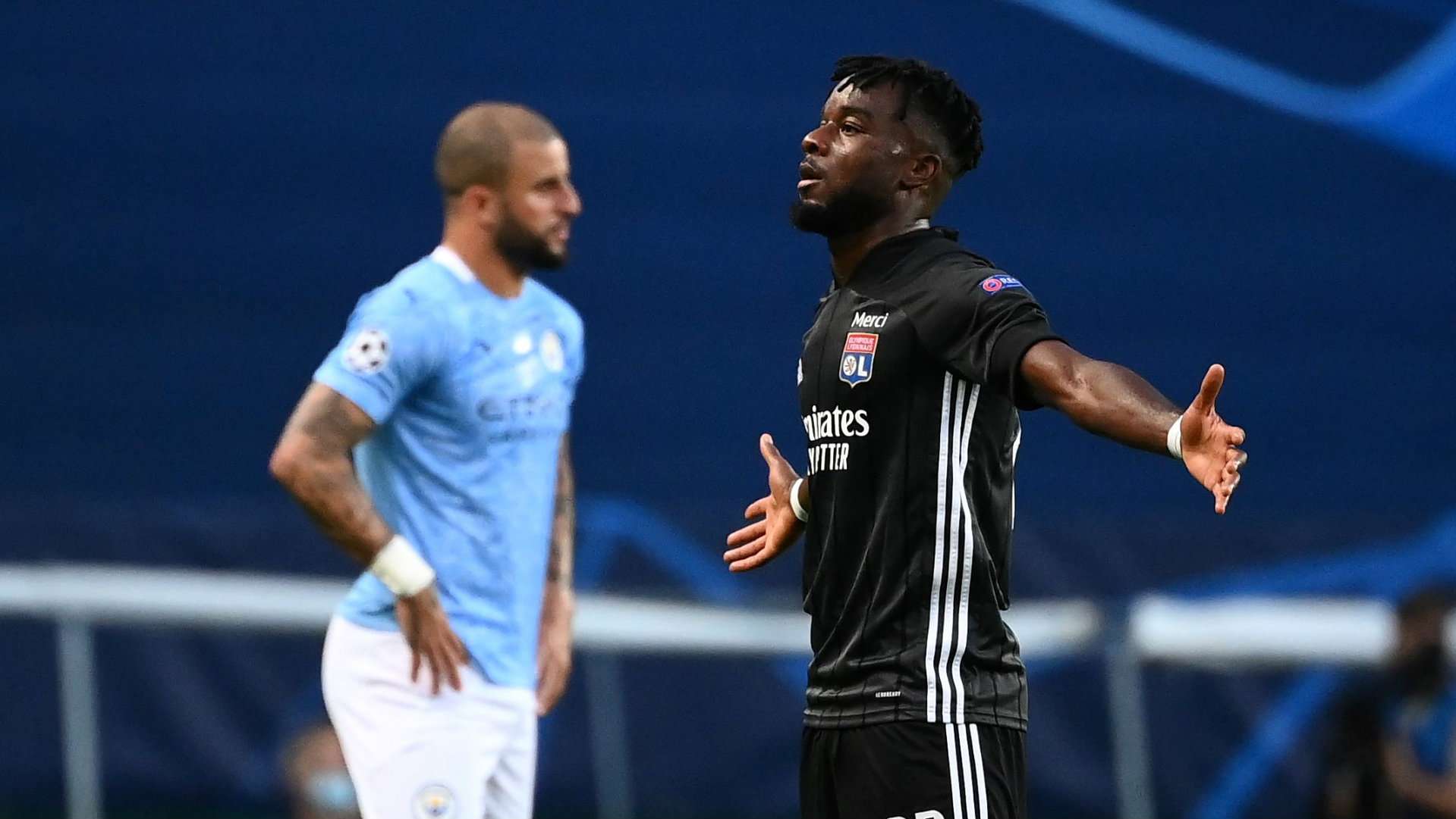 Maxwell Cornet Manchester City vs Lyon Champions League 2019-20