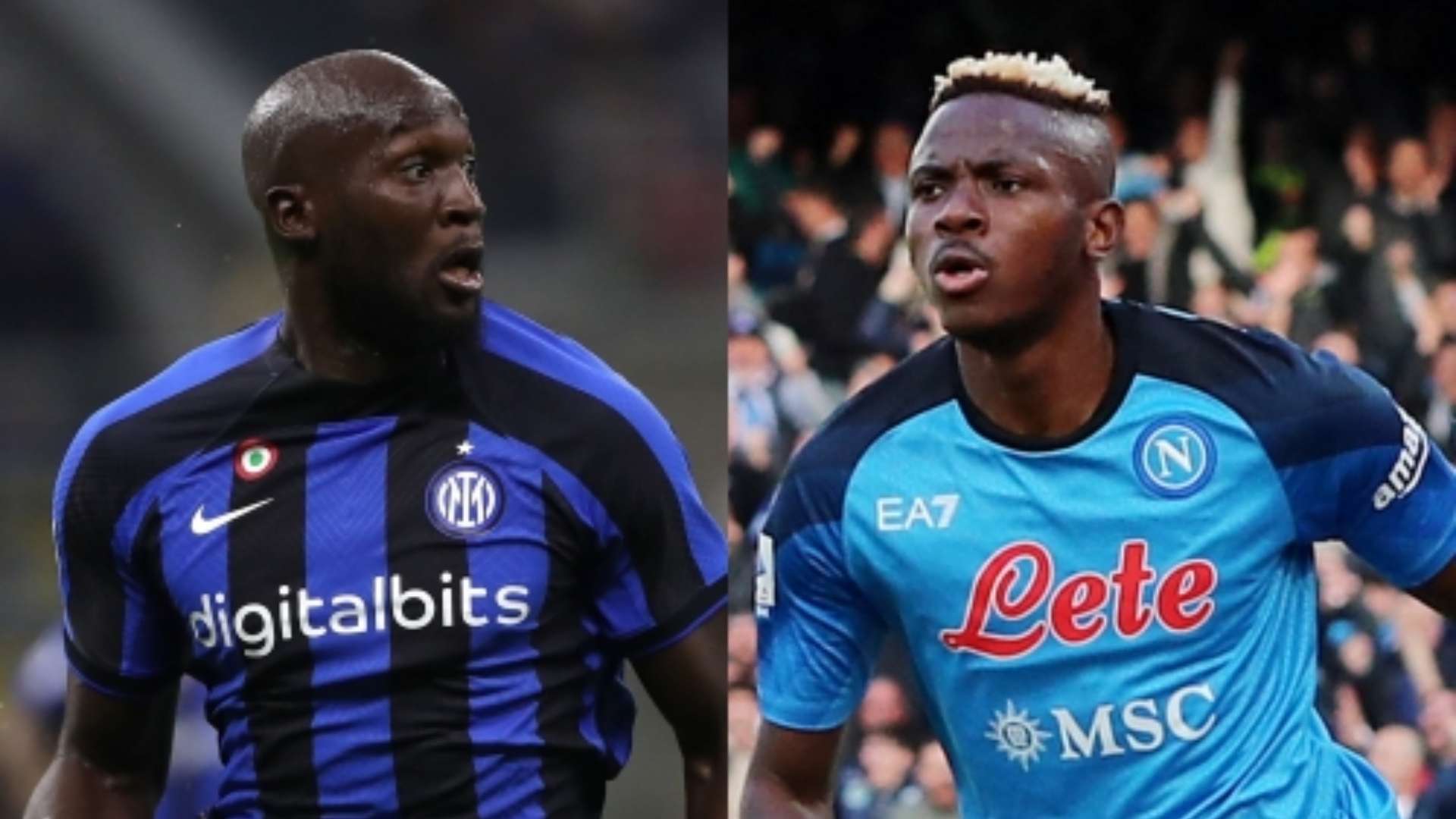 Romelu Lukaku Inter Victor Osimhen Napoli