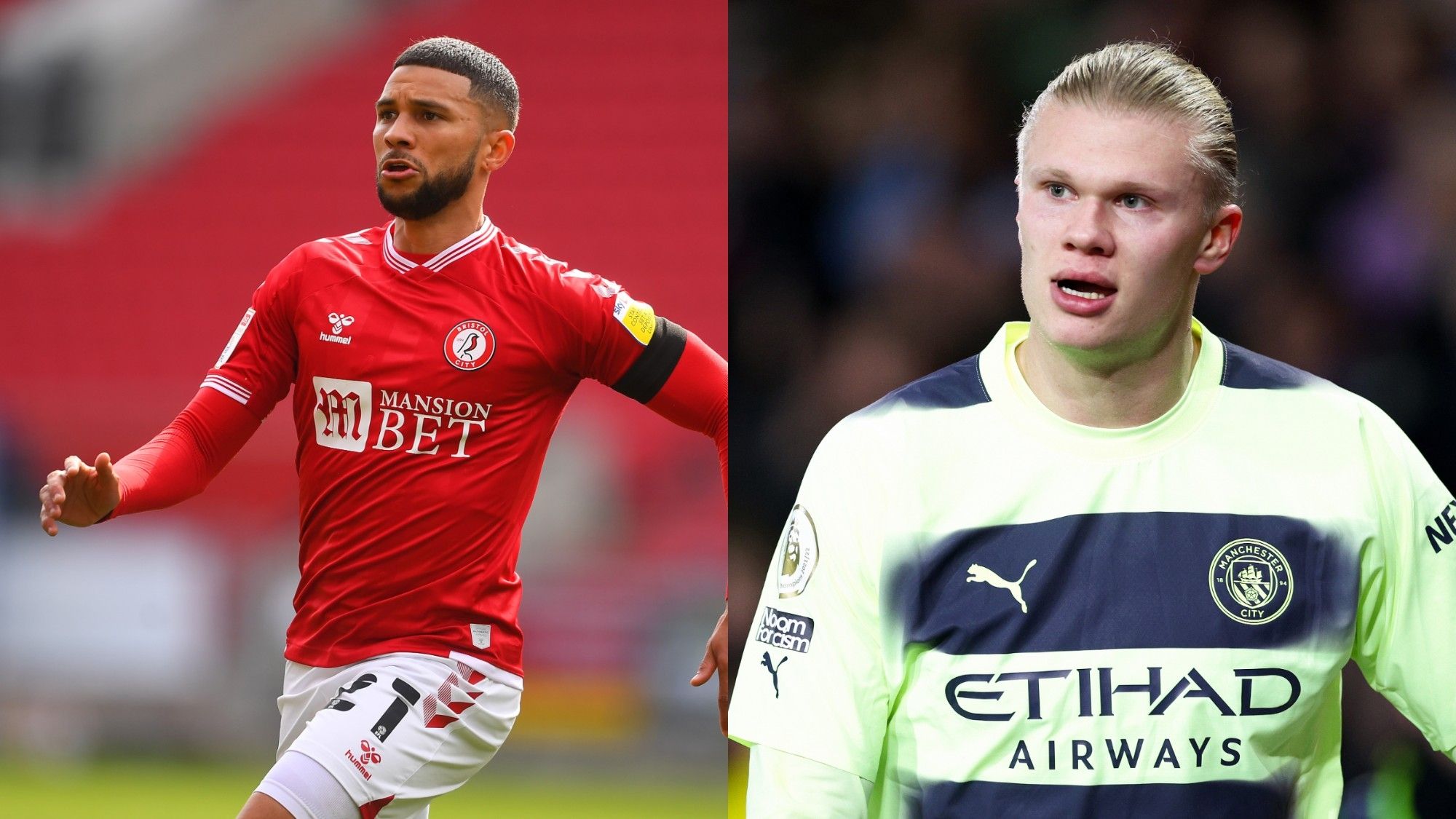 Bristol City Manchester City Nahki Wells Erling Haaland