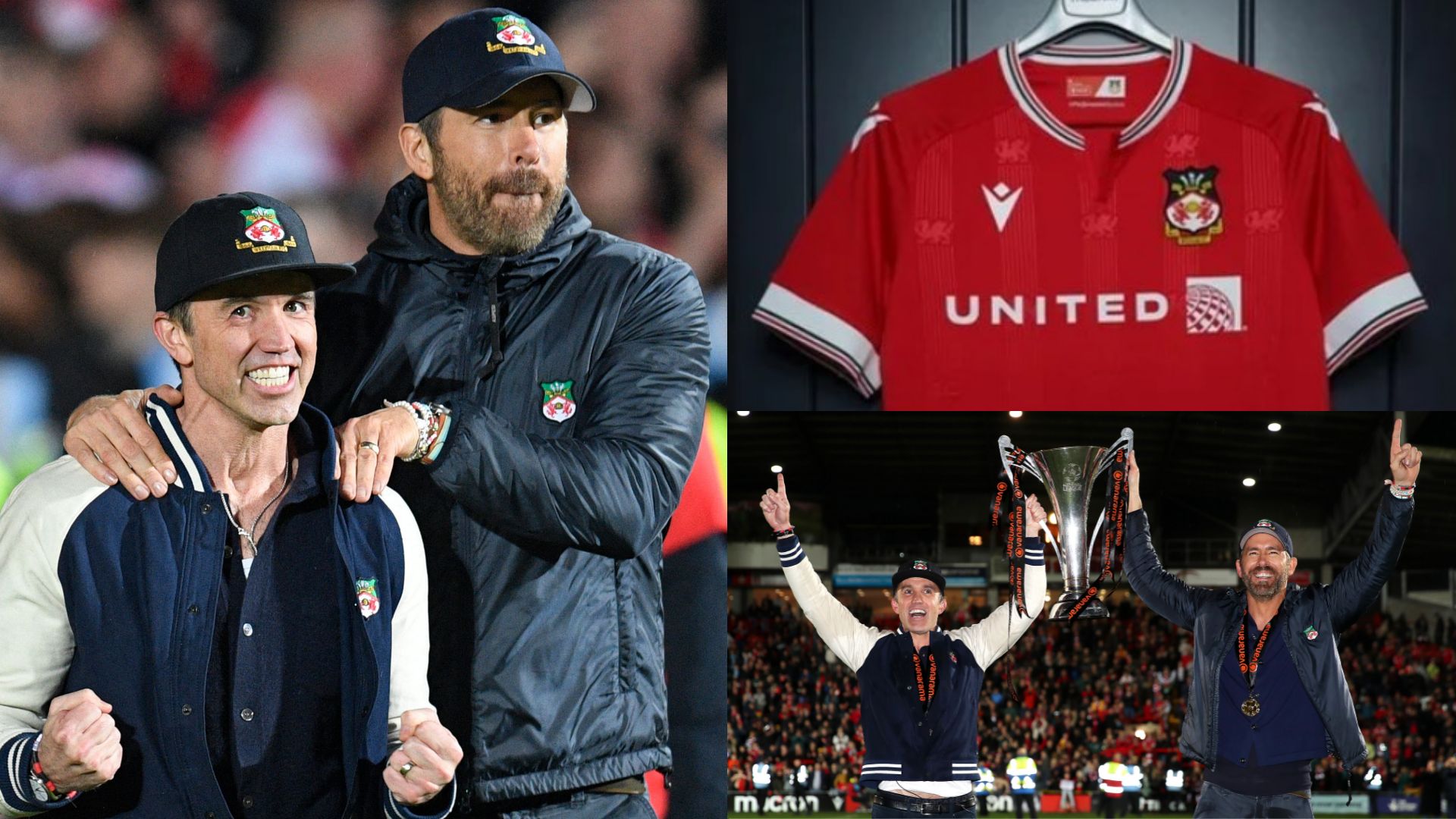 Wrexham home kit 2023-24