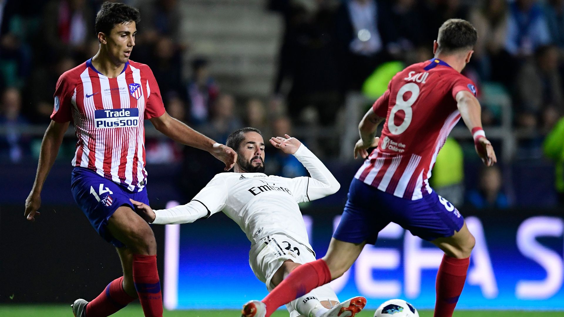 Atletico Real Madrid Rodri Saul Niguez Isco 15082018