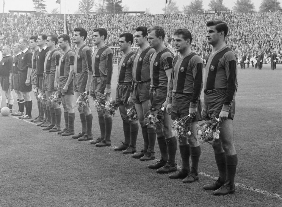 GALLERY ONLY Barcelona Champions League 1960/1961