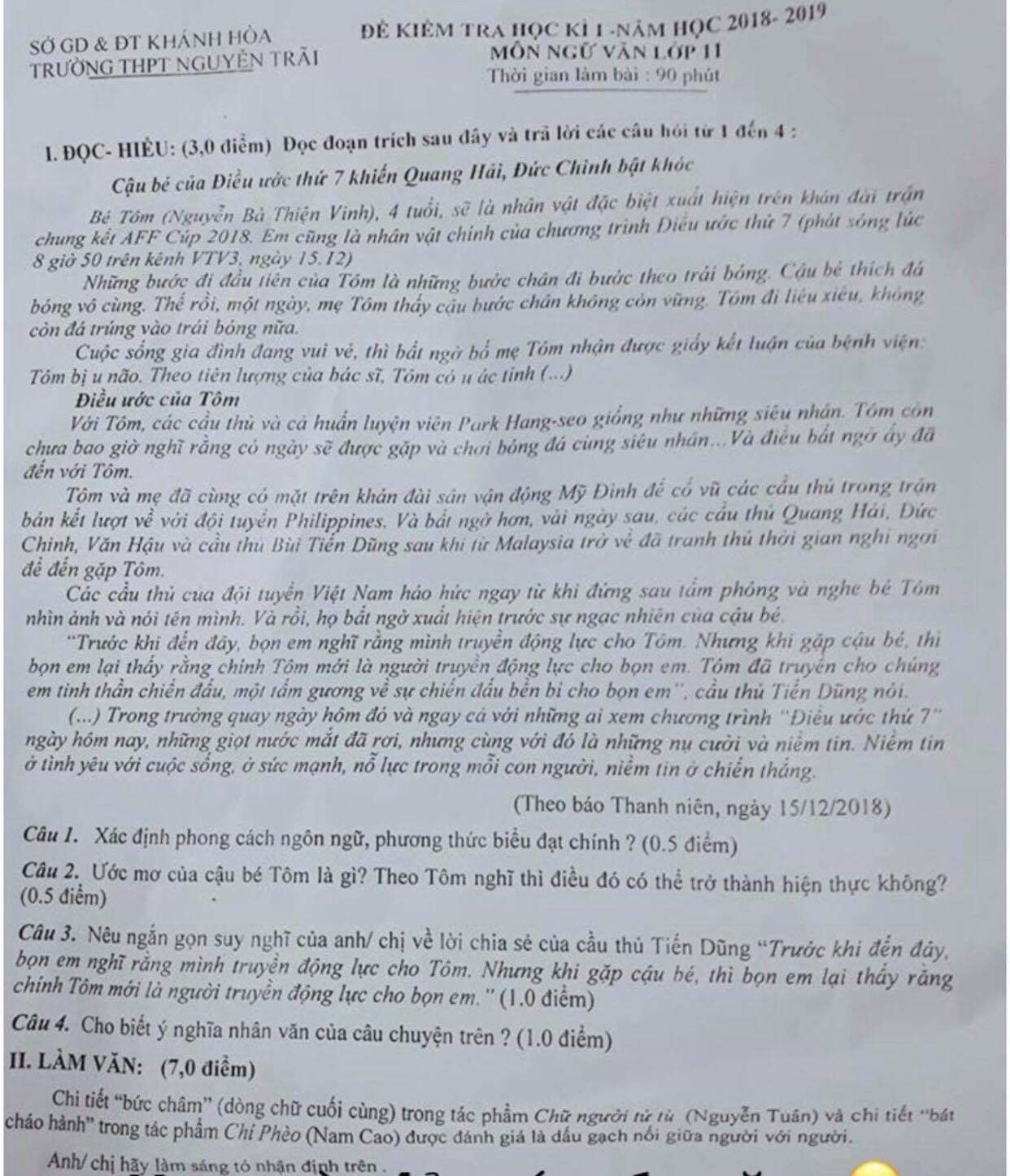 Quang Hải Đức Chinh bé Tôm