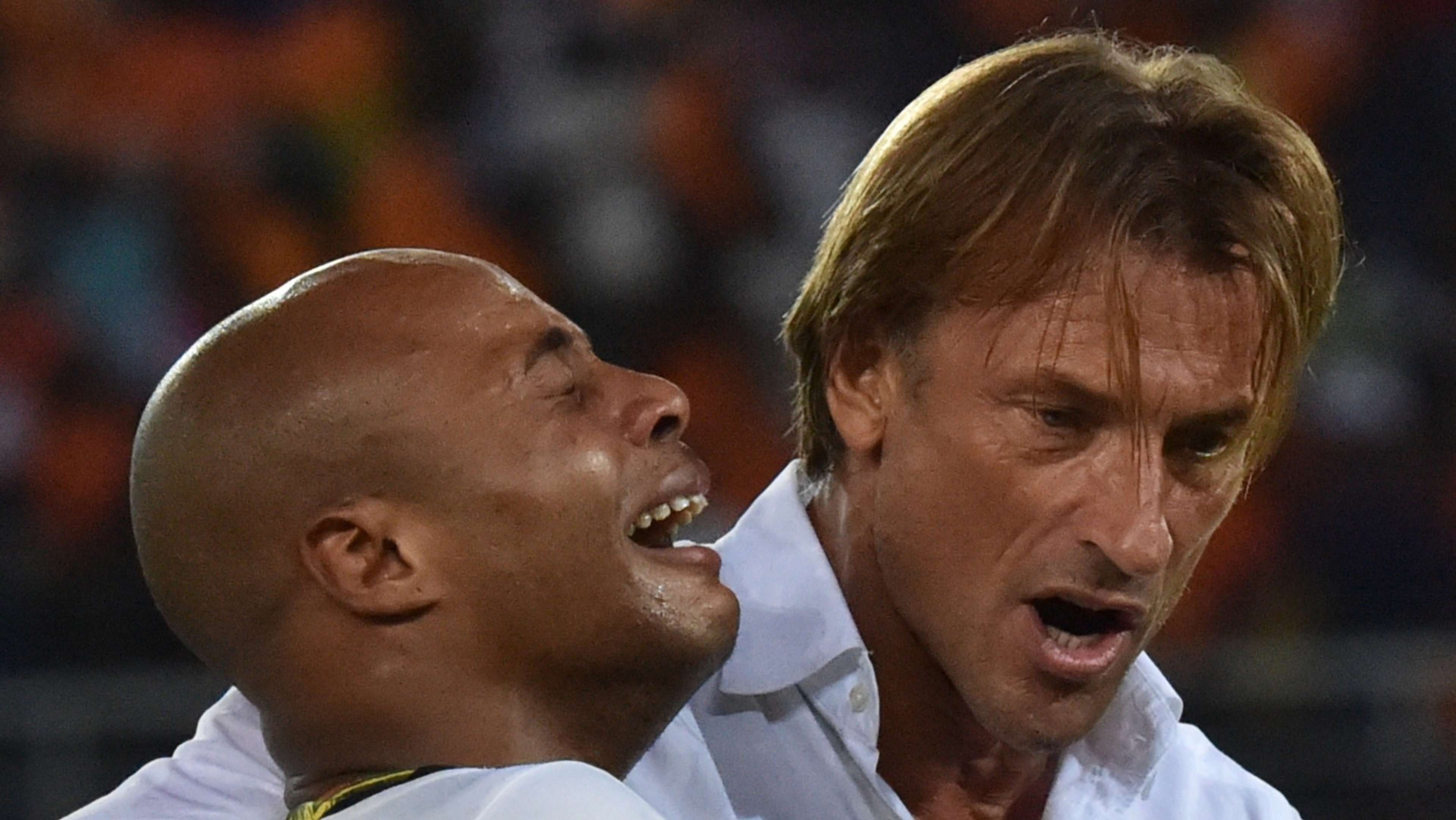 Herve Renard and Andre Ayew