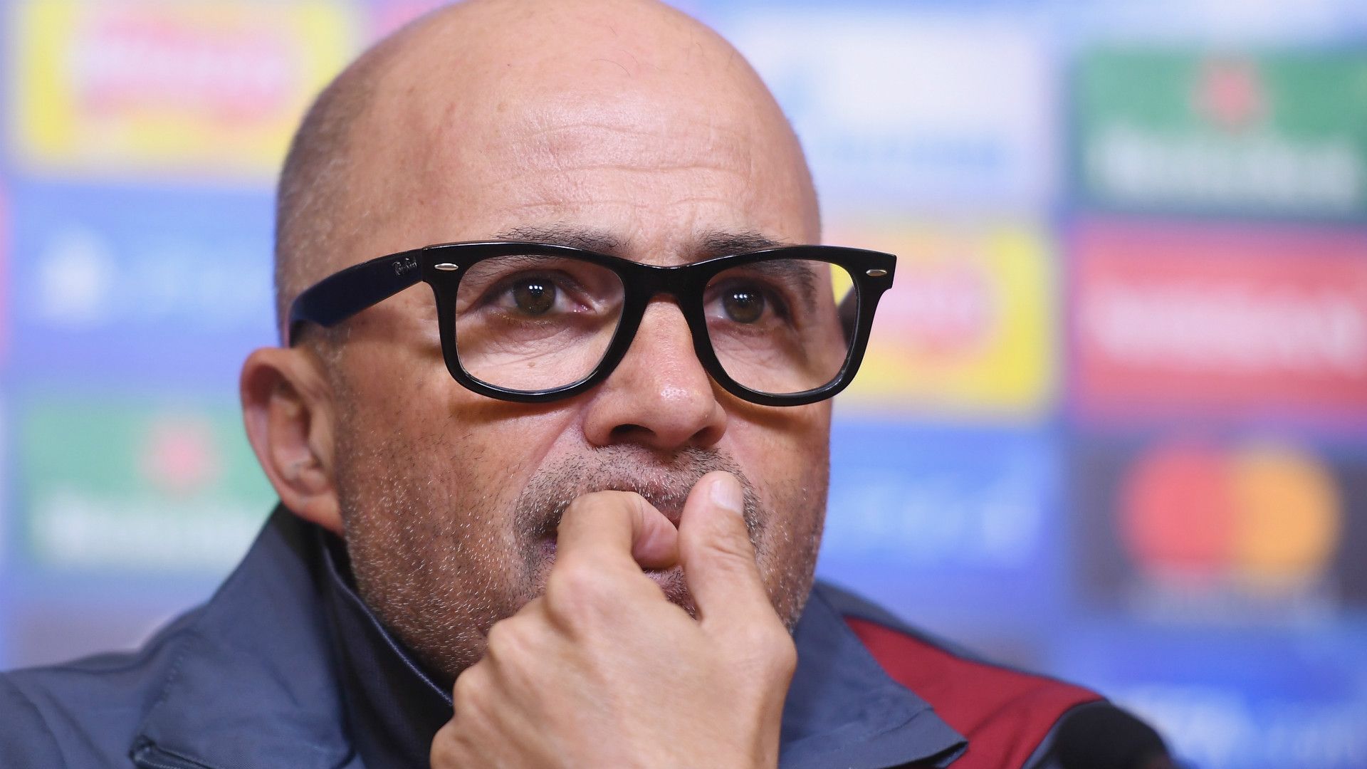 Jorge Sampaoli Leicester Sevilla Press Conference