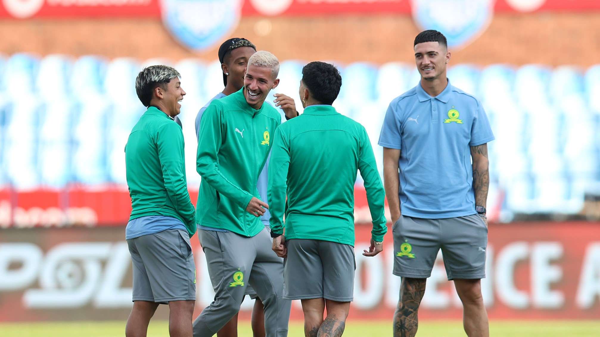 Rivaldo Coetzee, Matias Esquivel, Marcelo Allende, Lucas Suarez, Mamelodi Sundowns