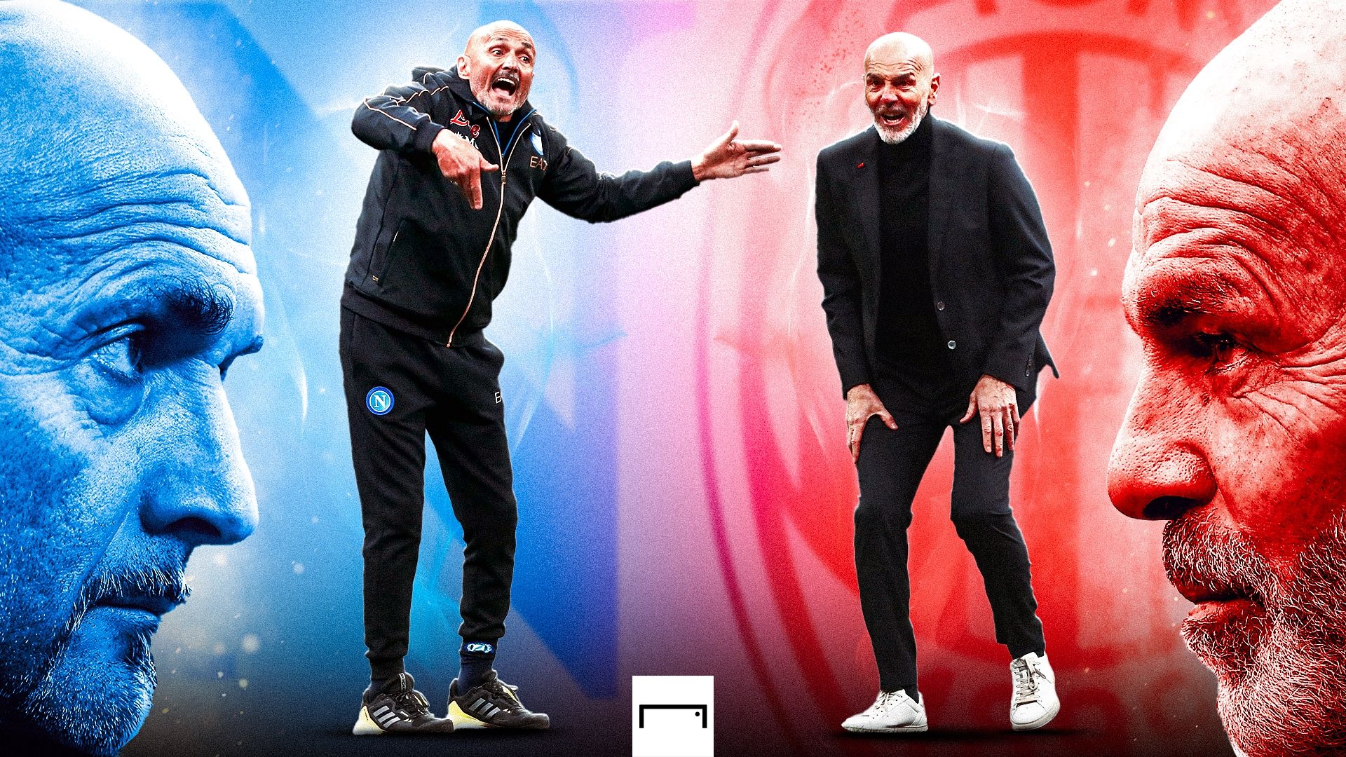 Luciano Spalletti Stefano Pioli GFX