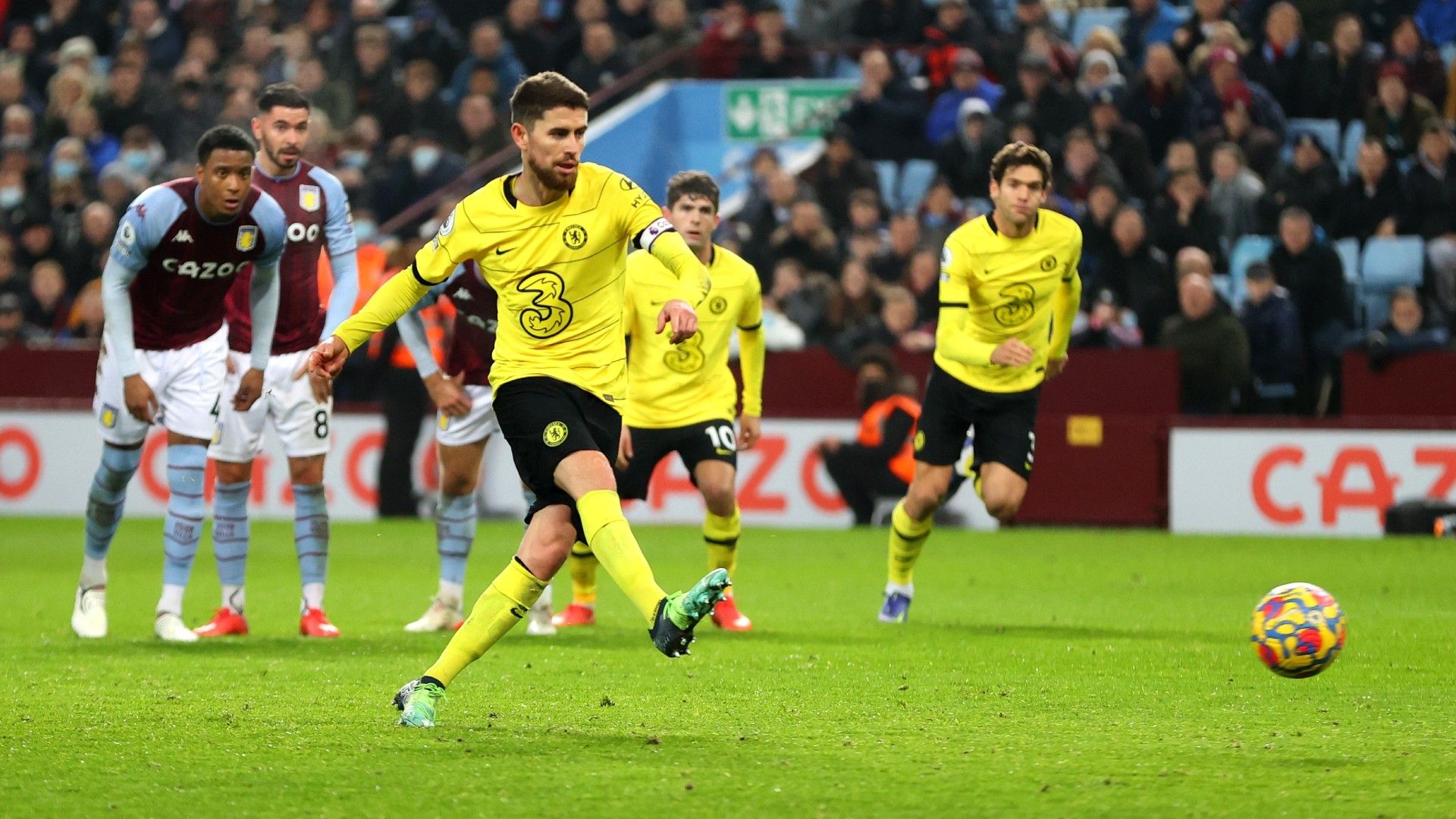 Jorginho Chelsea Aston Villa 2021-22