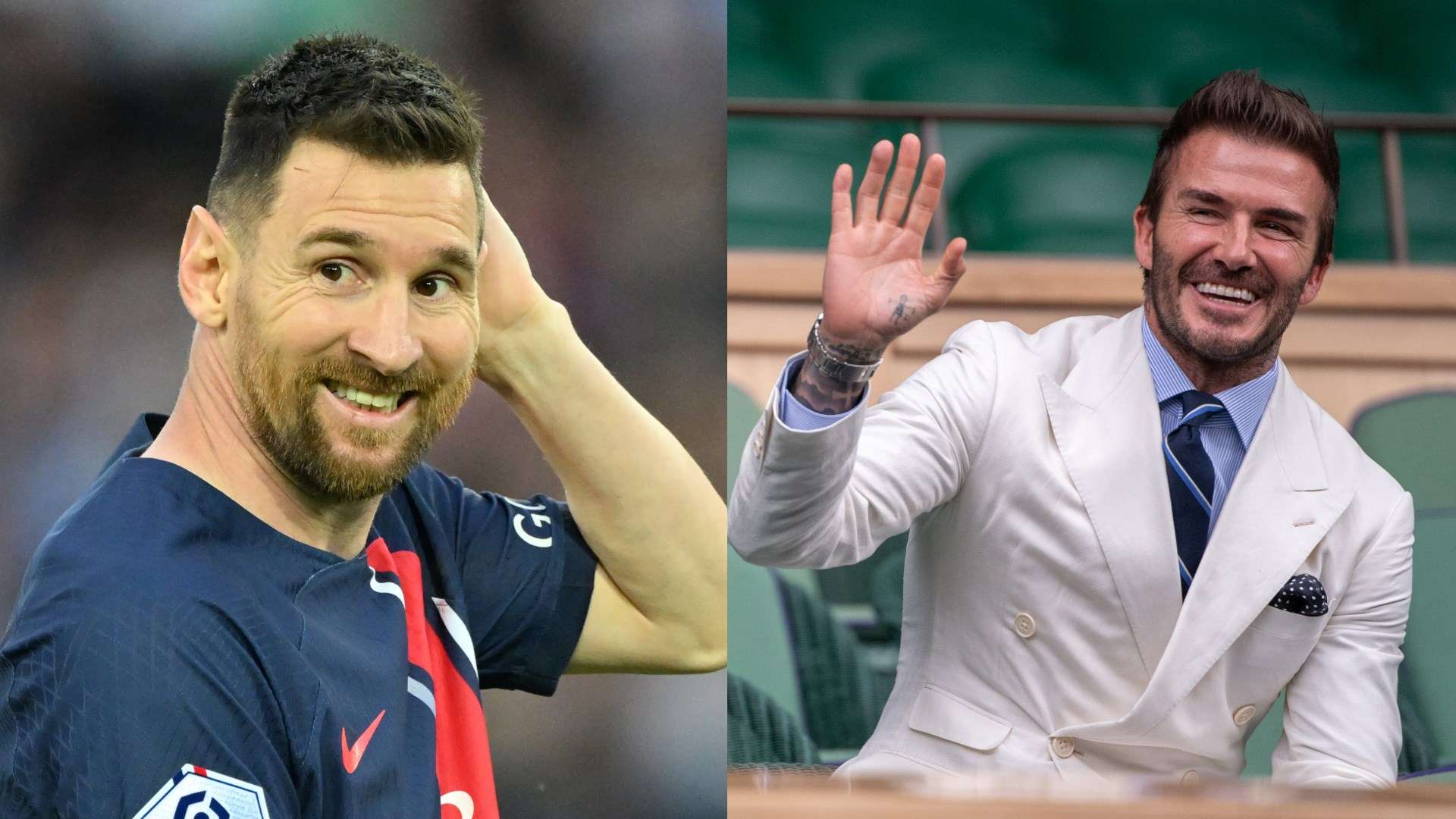 GFX Lionel Messi David Beckham