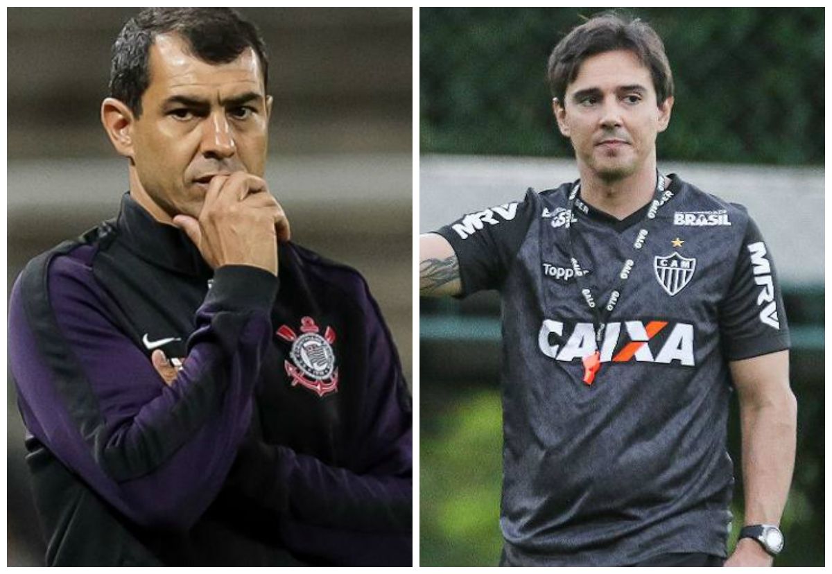 GFX Fabio Carille Thiago Larghi Corinthians Atlético-MG