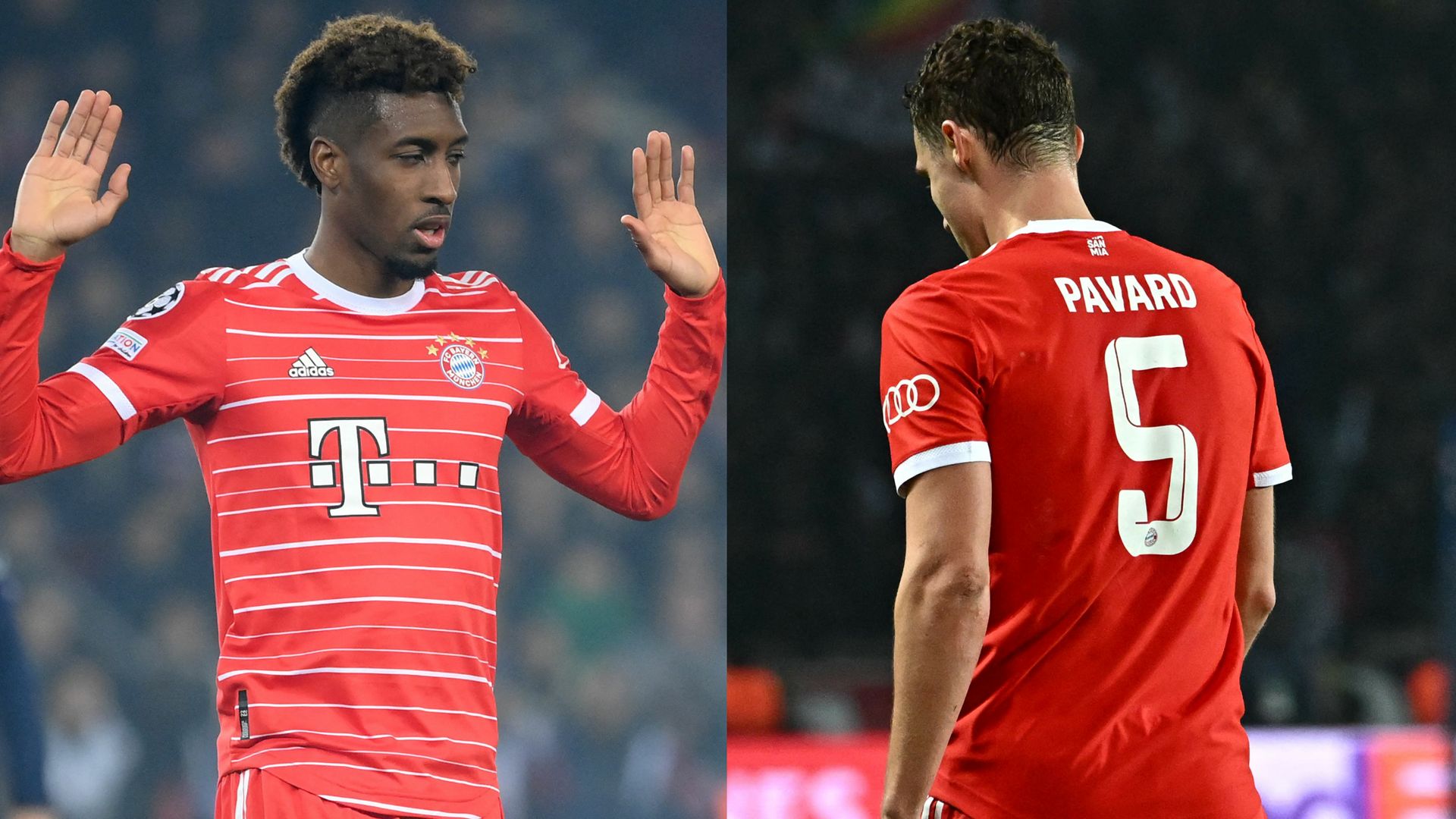 PSG Bayern Kingsley Coman Benjamin Pavard