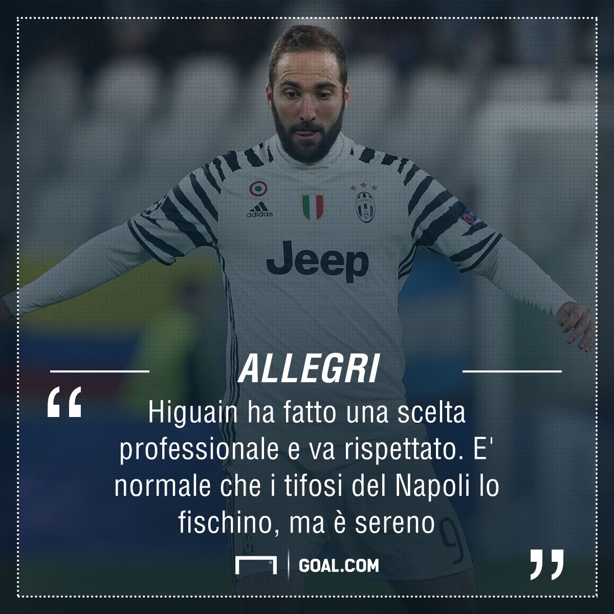 Allegri su Higuain PS ita