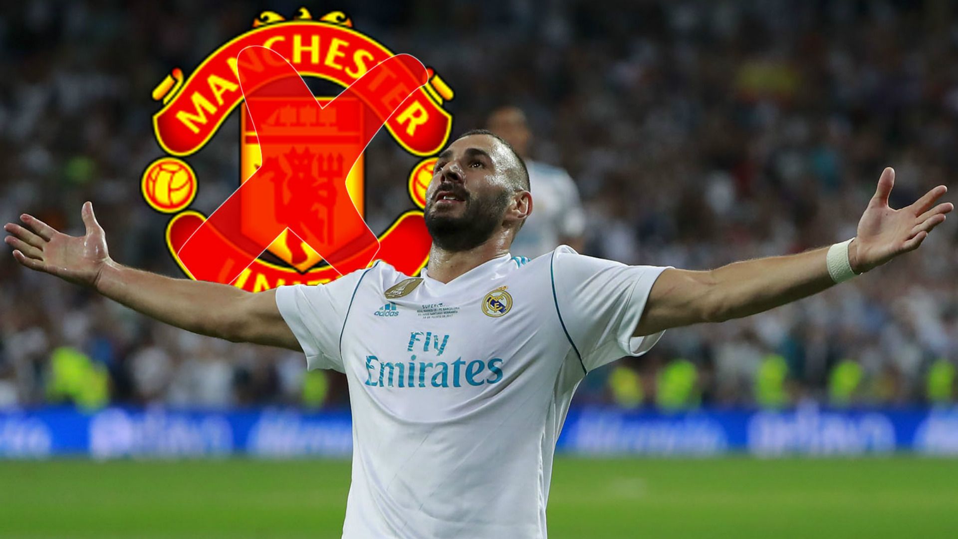 Karim Benzema Real Madrid Manchester United