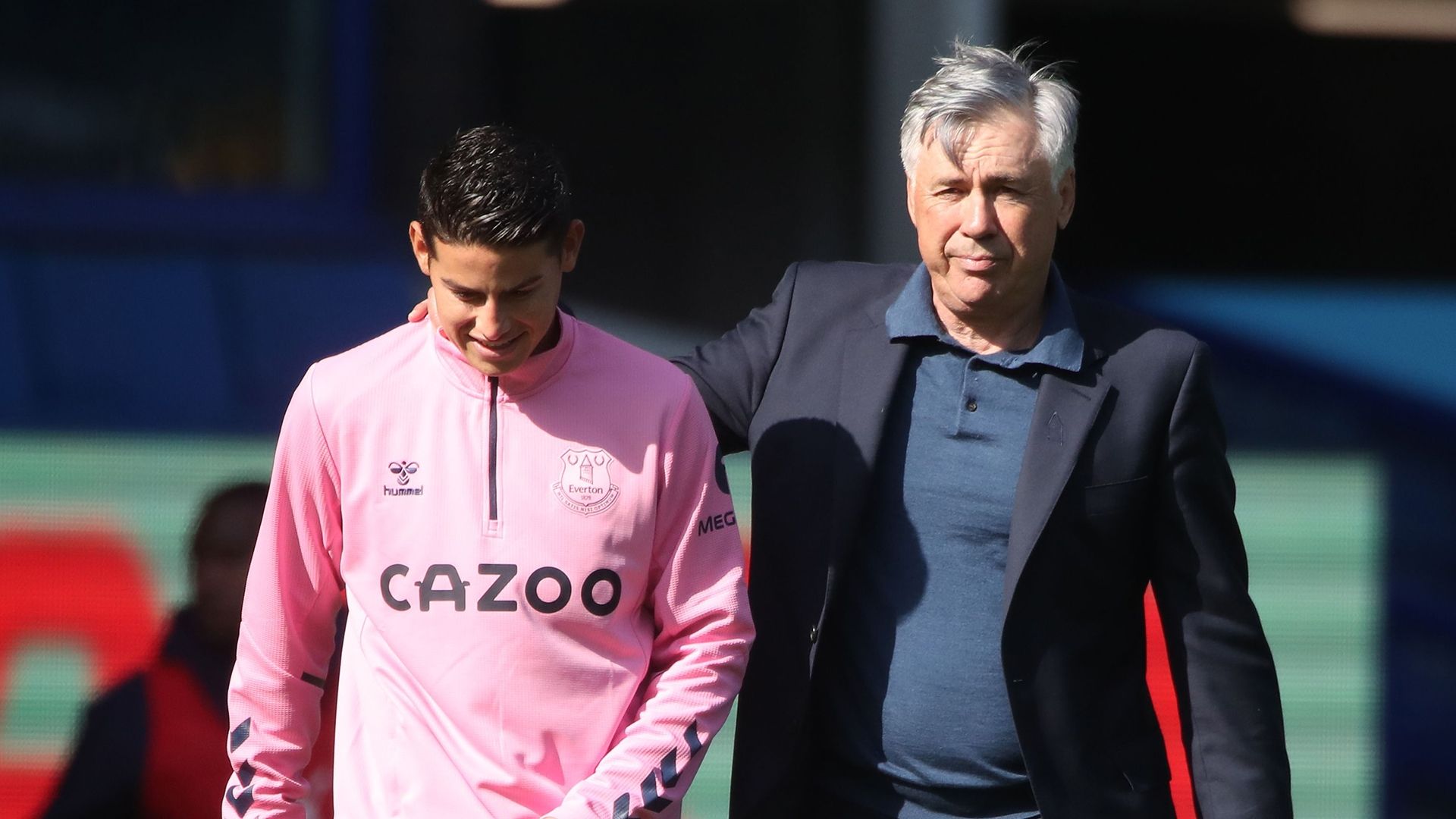 James Rodriguez Carlo Ancelotti Everton 2020-21