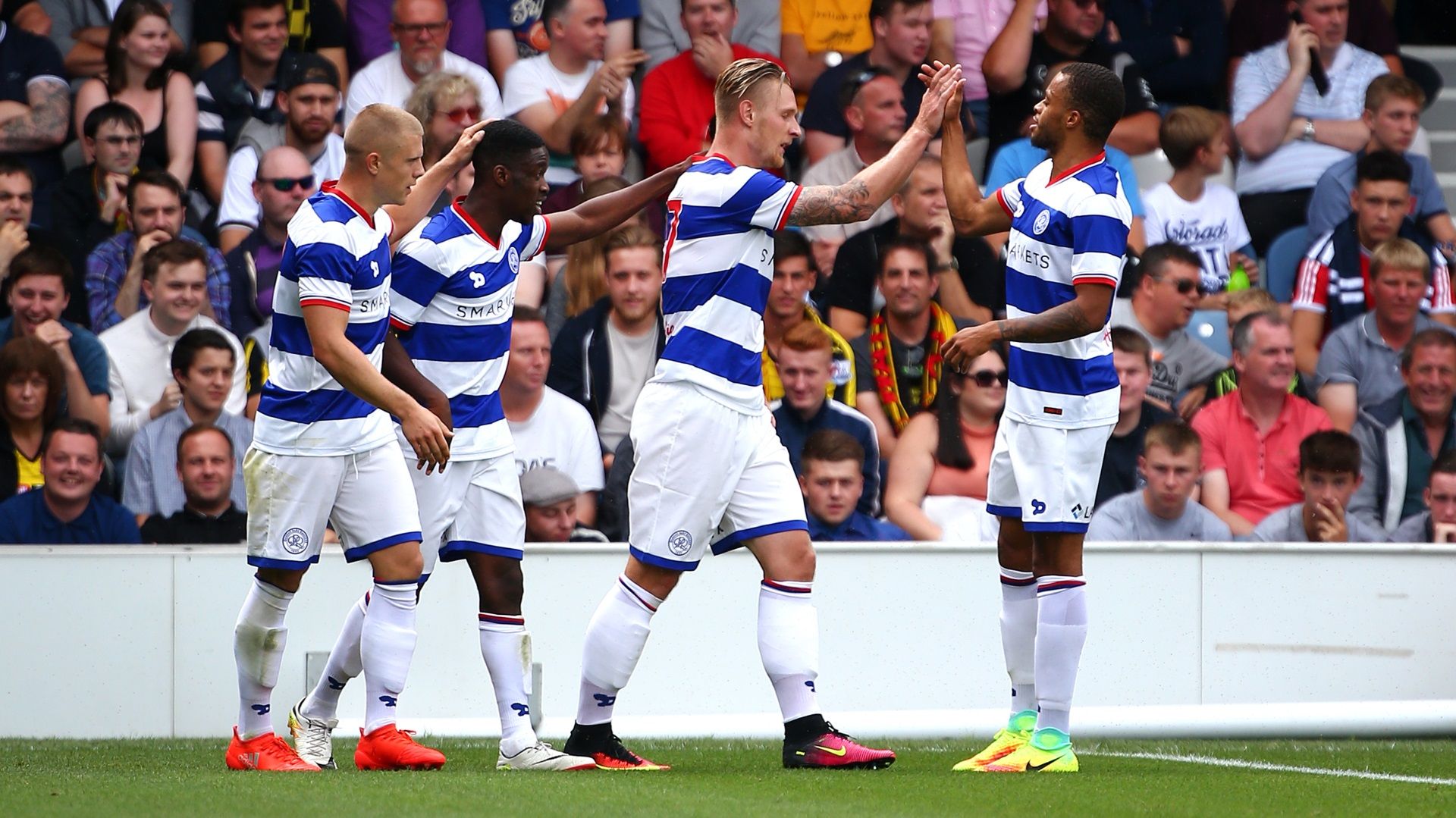 Olamide Shodipo, Sebastian Polter of Queens Park Rangers