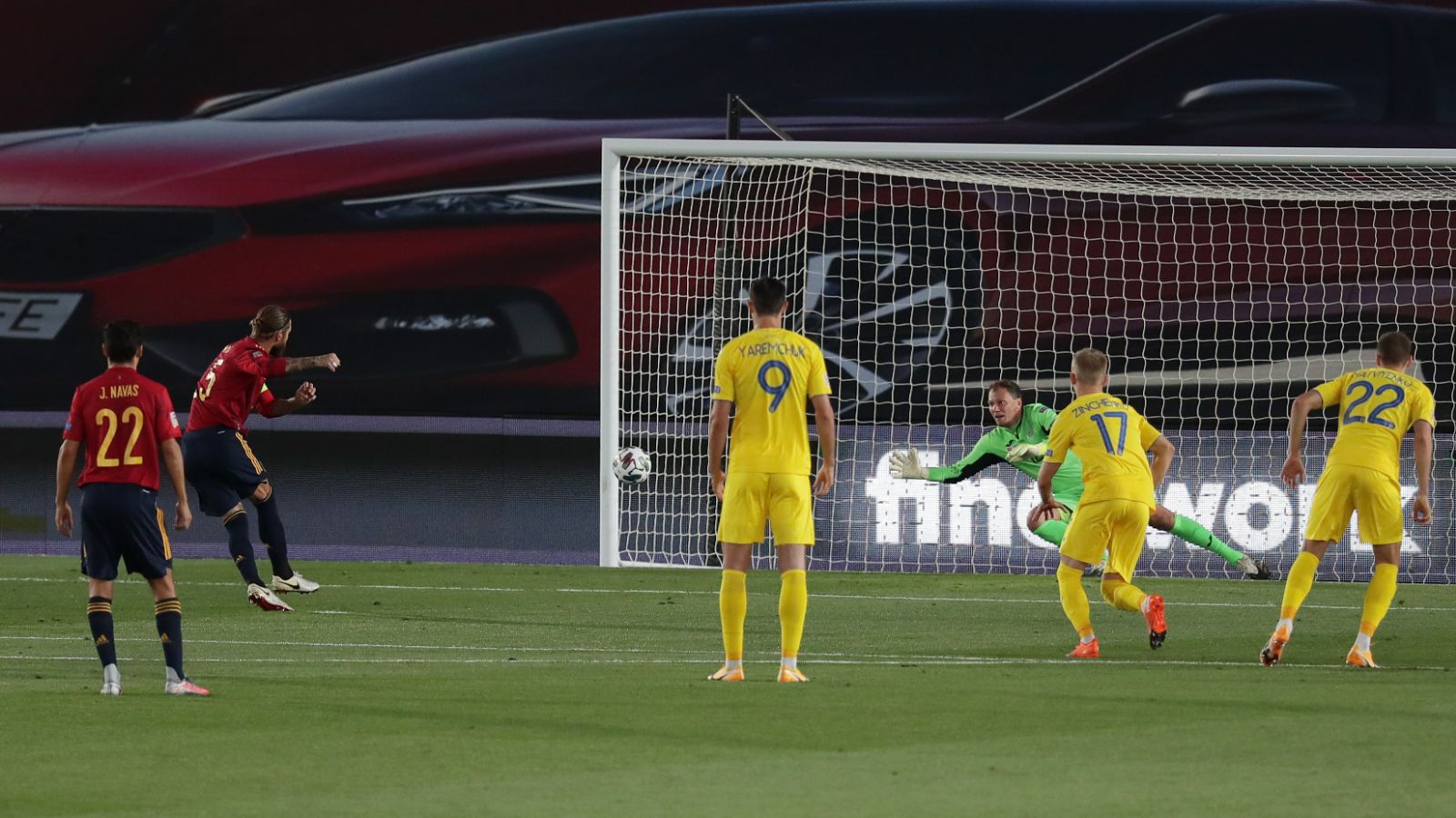 Ramos España Ucrania Nations League