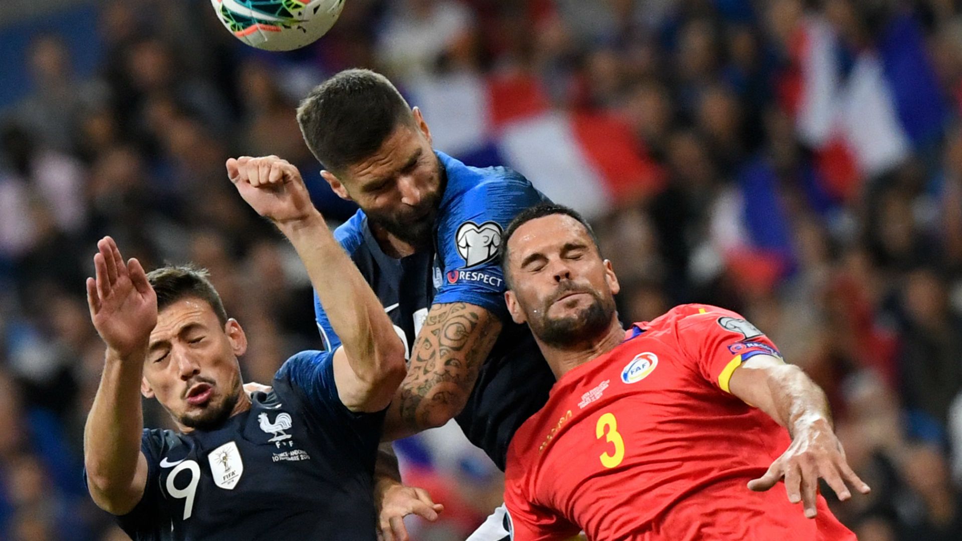 Olivier Giroud France Andorra UEFA Euro Qualifiers 2020