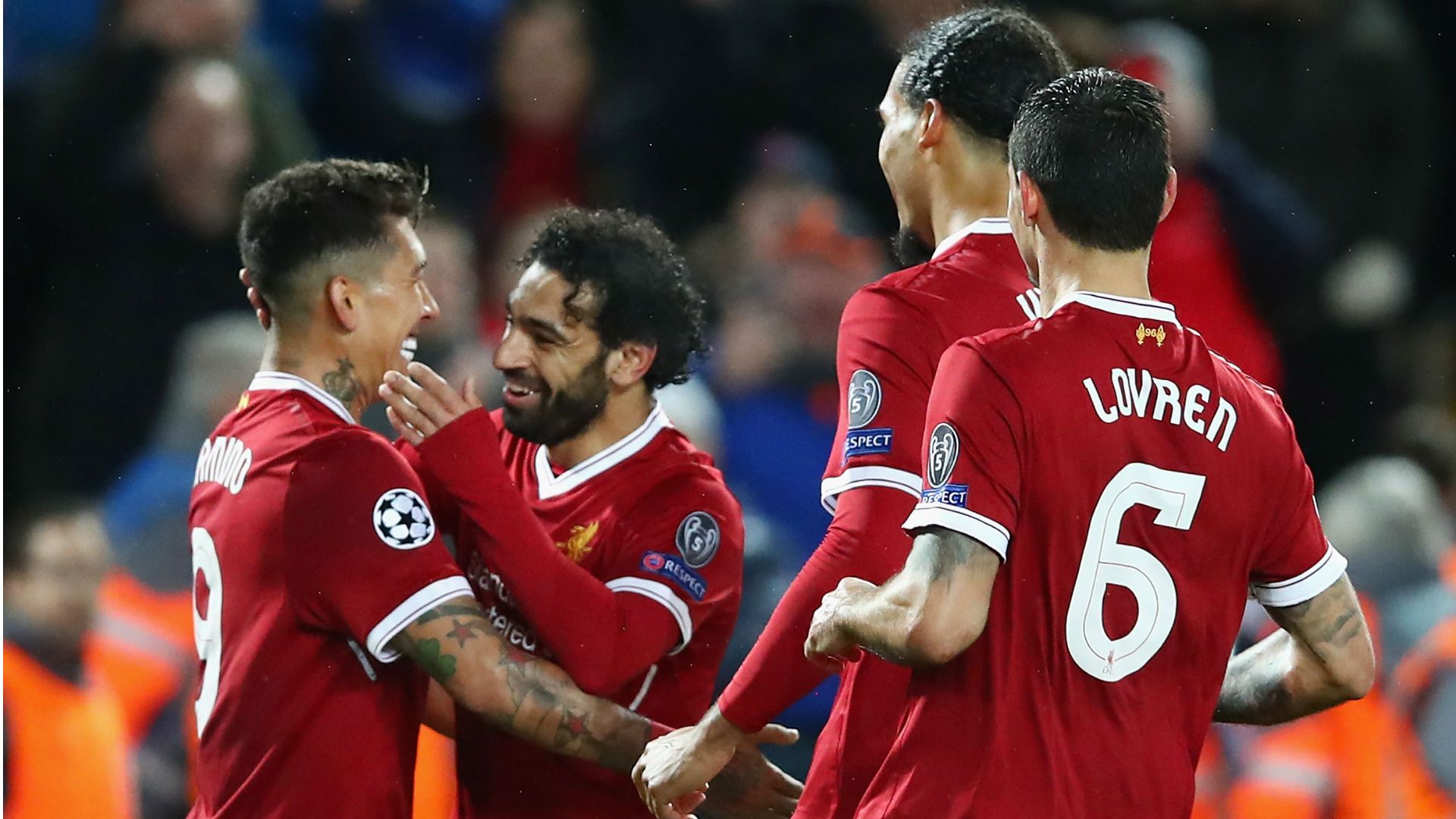 Roberto Firmino Mohamed Salah Liverpool Roma UEFA Champions League