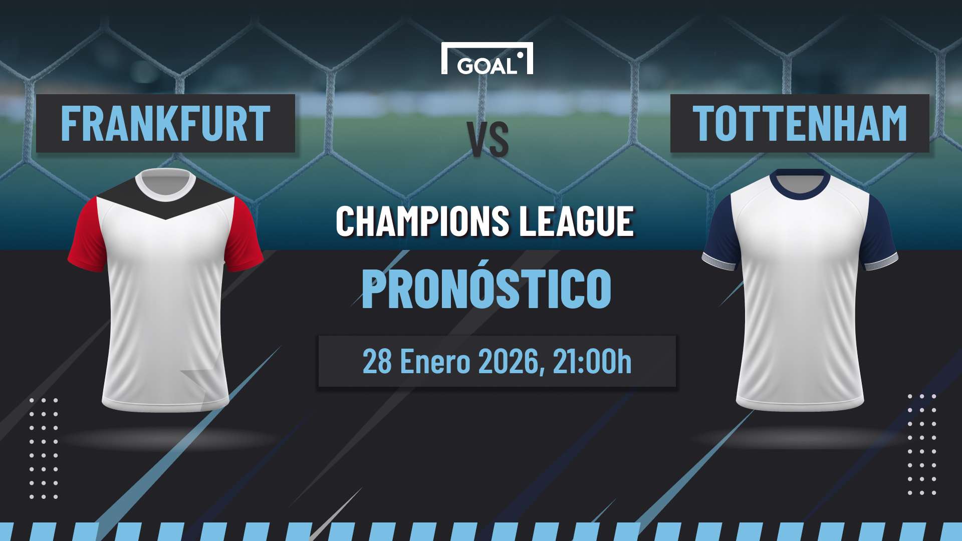 Eintracht Frankfurt vs Tottenham Pronóstico y Apuestas Champions League | 28/01/26