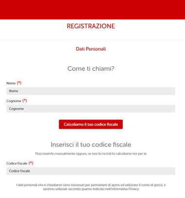 modulo registrazione stanleybet