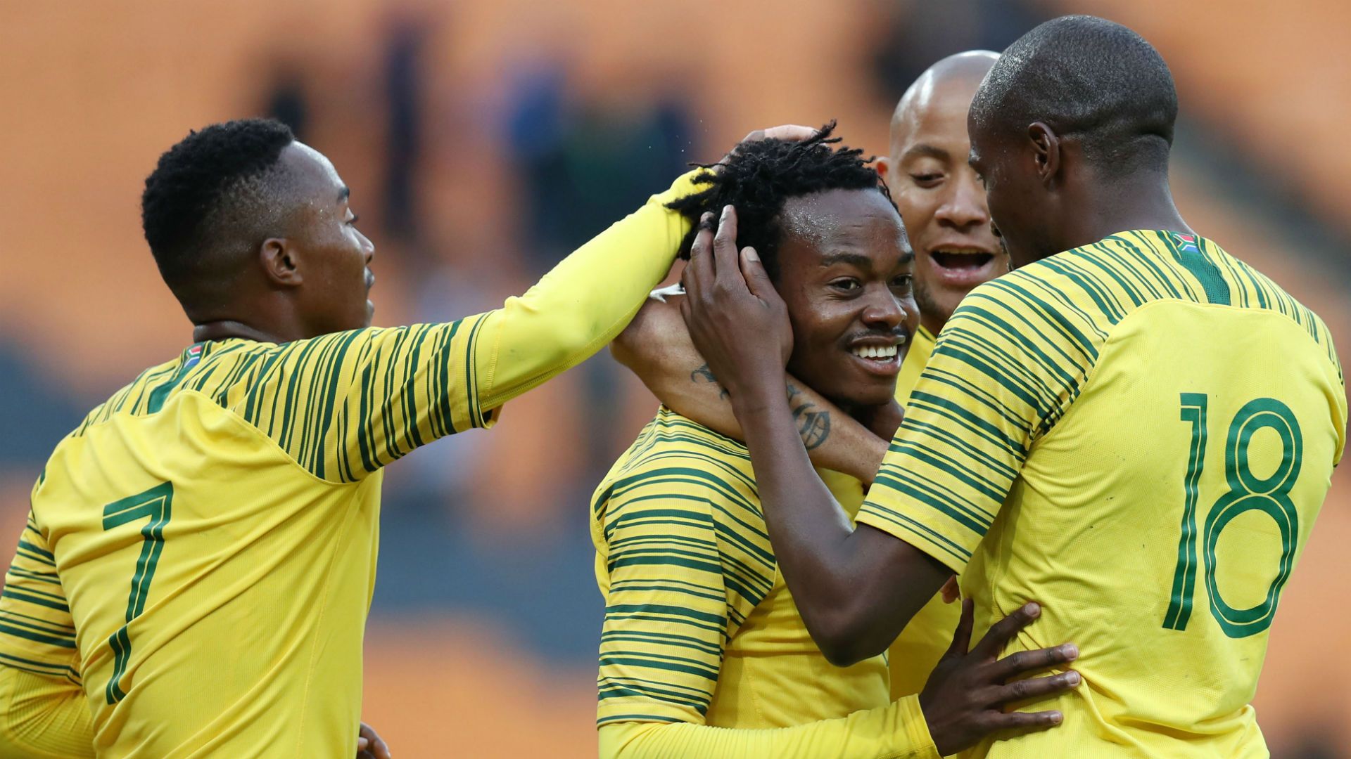 South Africa v Seychelles, October 2018, Percy Tau
