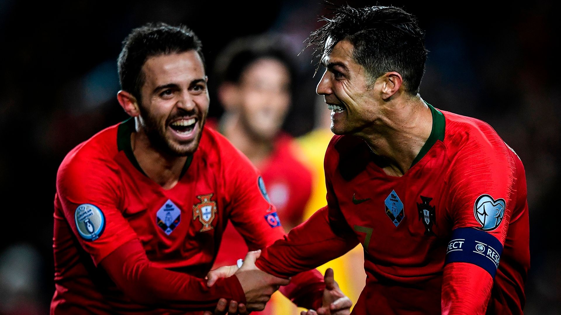 Bernardo Silva Cristiano Ronaldo Portugal