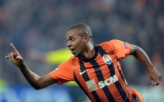 Fernandinho celebrates for Shakhtar Donetsk (Goal 50)