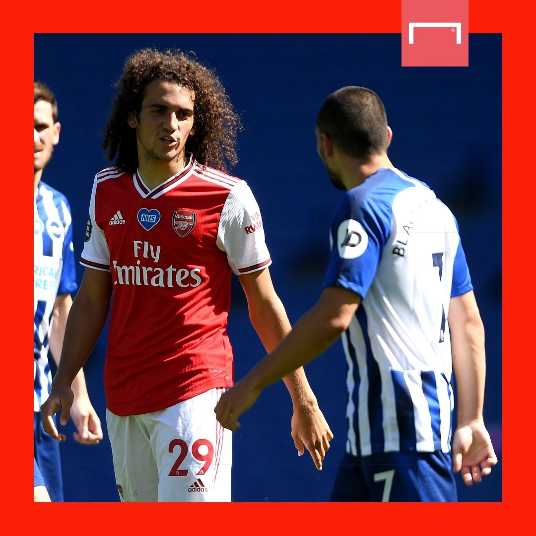 Matteo Guendouzi Neal Maupay Arsenal Brighton GFX