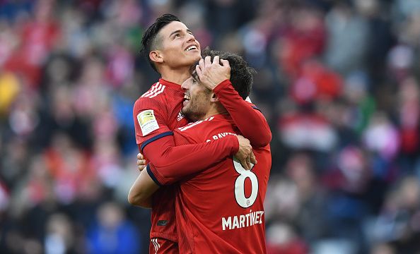 James Rodriguez & Javi Martinez