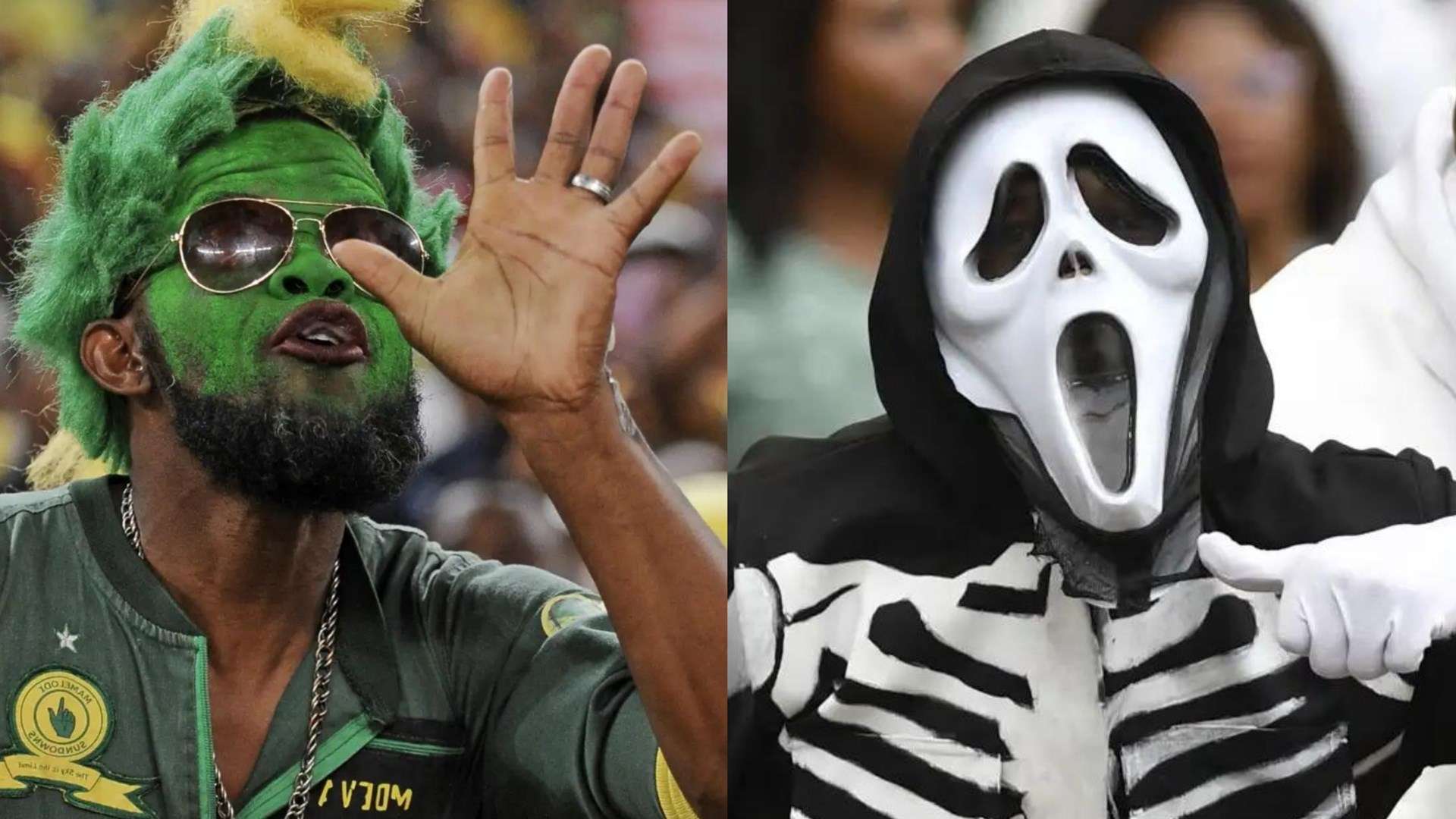 Mamelodi Sundowns fan vs Orlando Pirates fan GFX