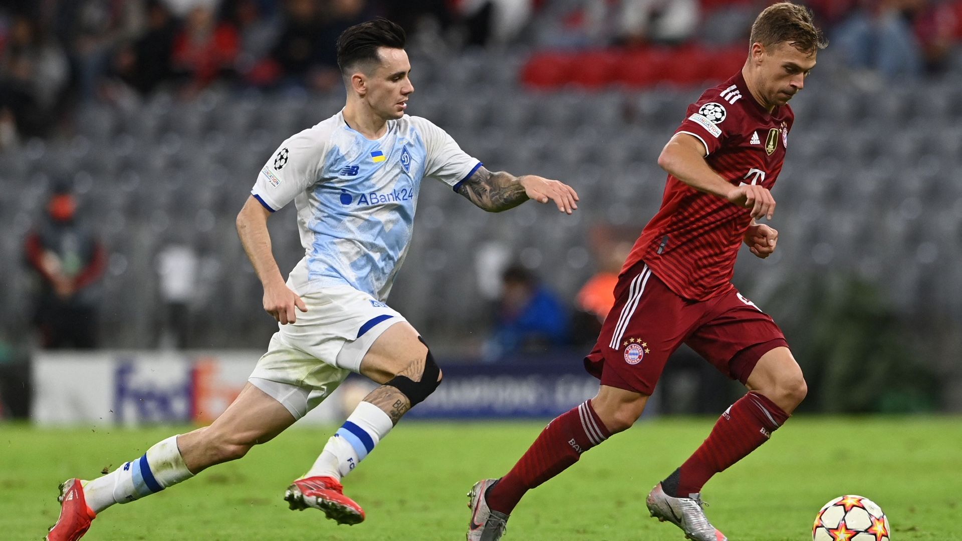 Joshua Kimmich Mykola Shaparenko FC Bayern Dynamo Kiev Champions League 29092021