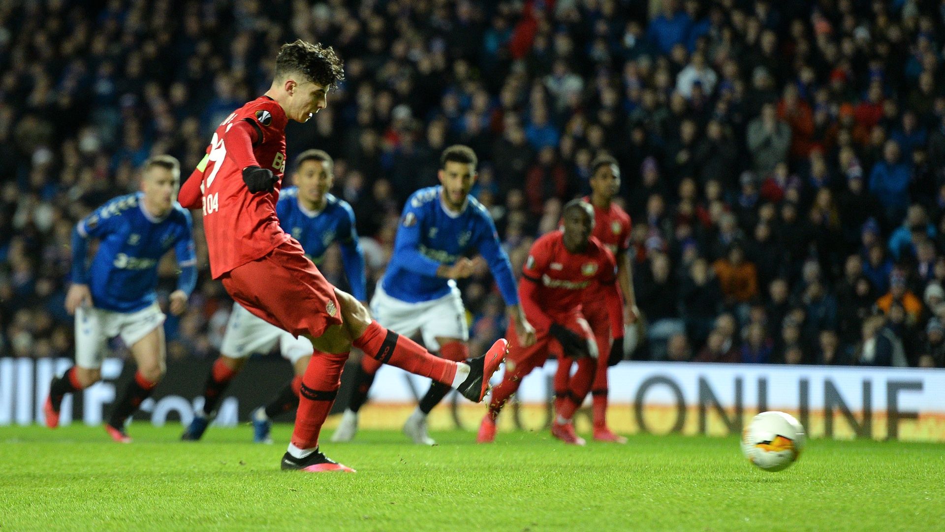 Kai Havertz Rangers Bayer Leverkusen Europa League 2020