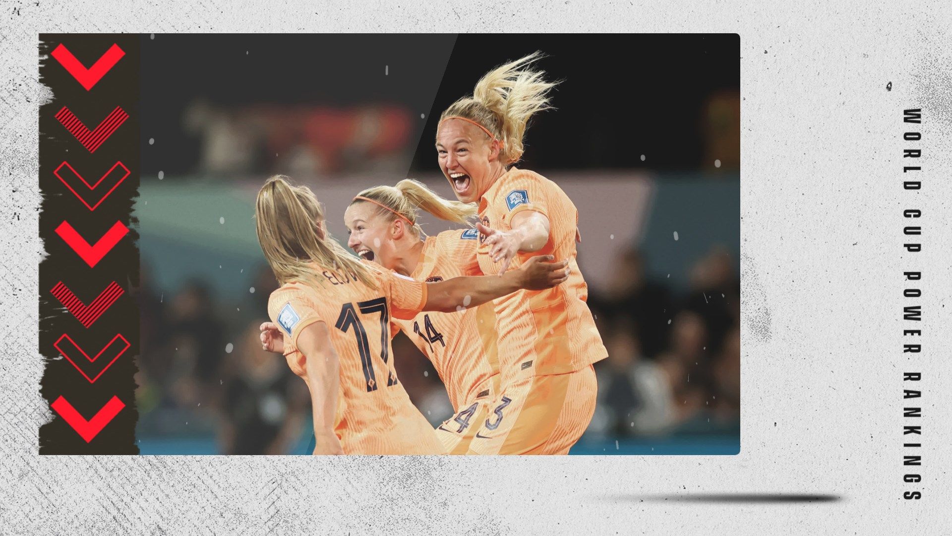 Netherlands World Cup power rankings down