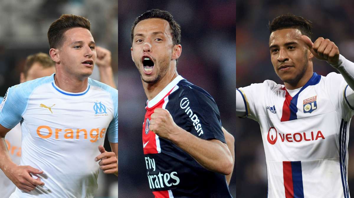 collage Ligue 1 Mittelfeldspieler