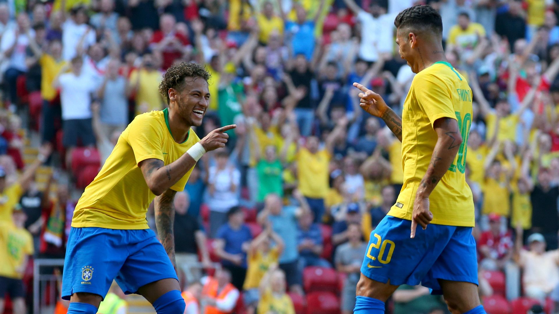 Neymar Roberto Firmino Brasilien 03062018