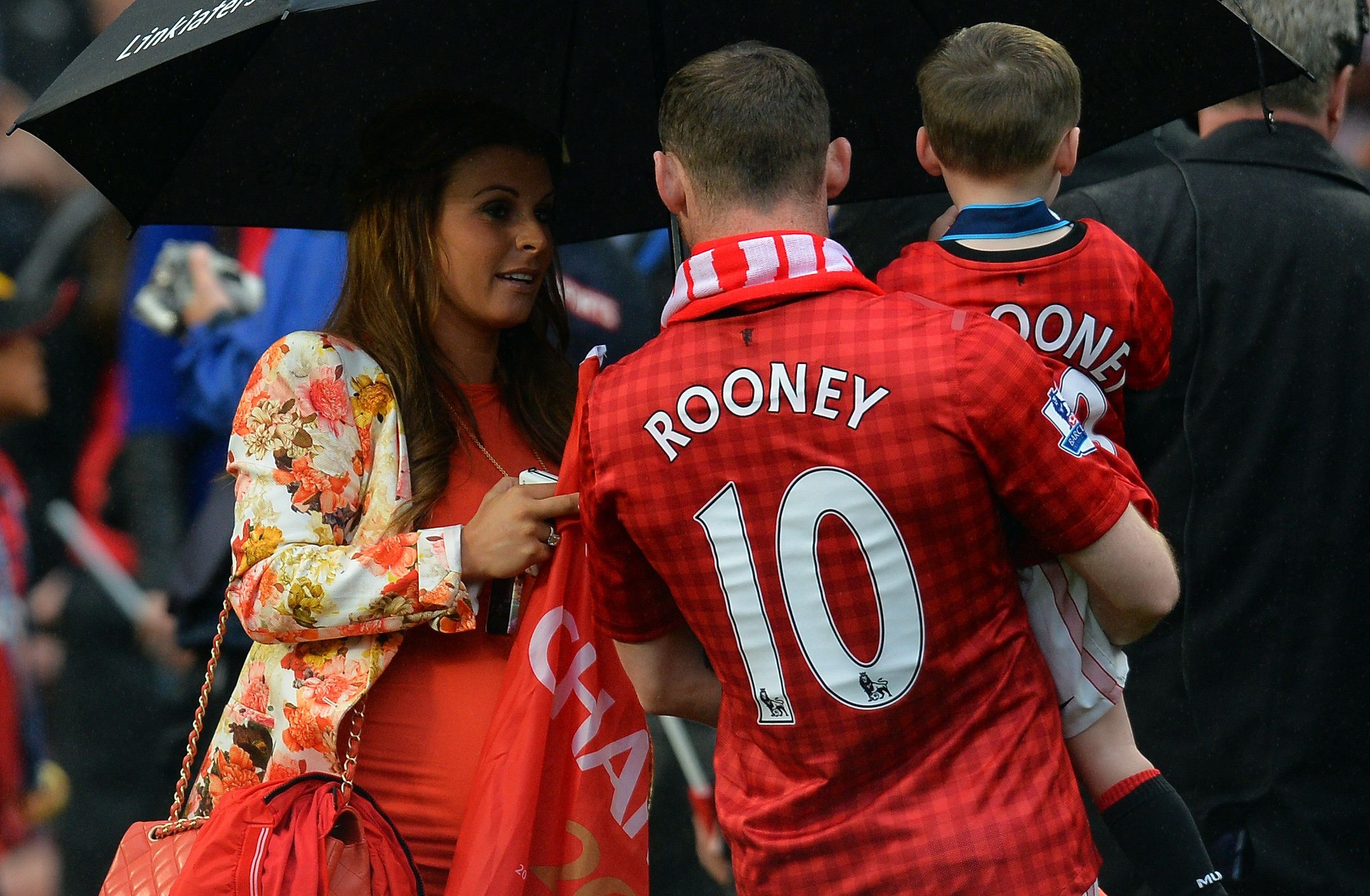 Wayne Rooney and family