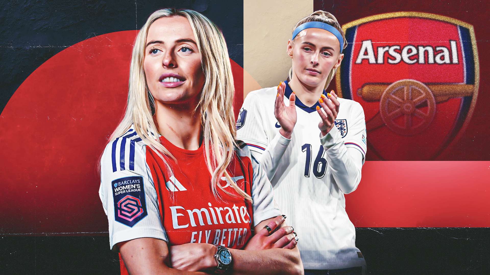 Chloe Kelly Arsenal loan GFX