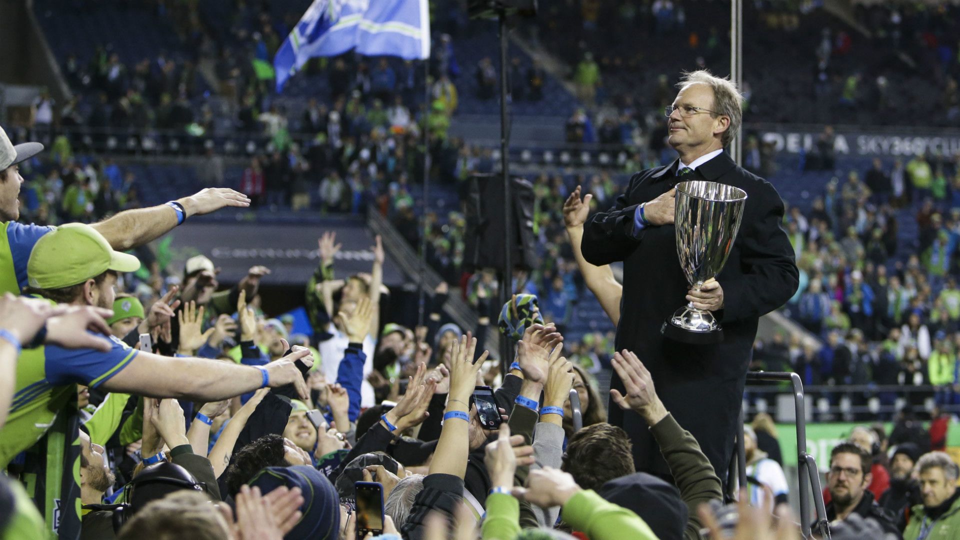 Brian Schmetzer Seattle Sounders