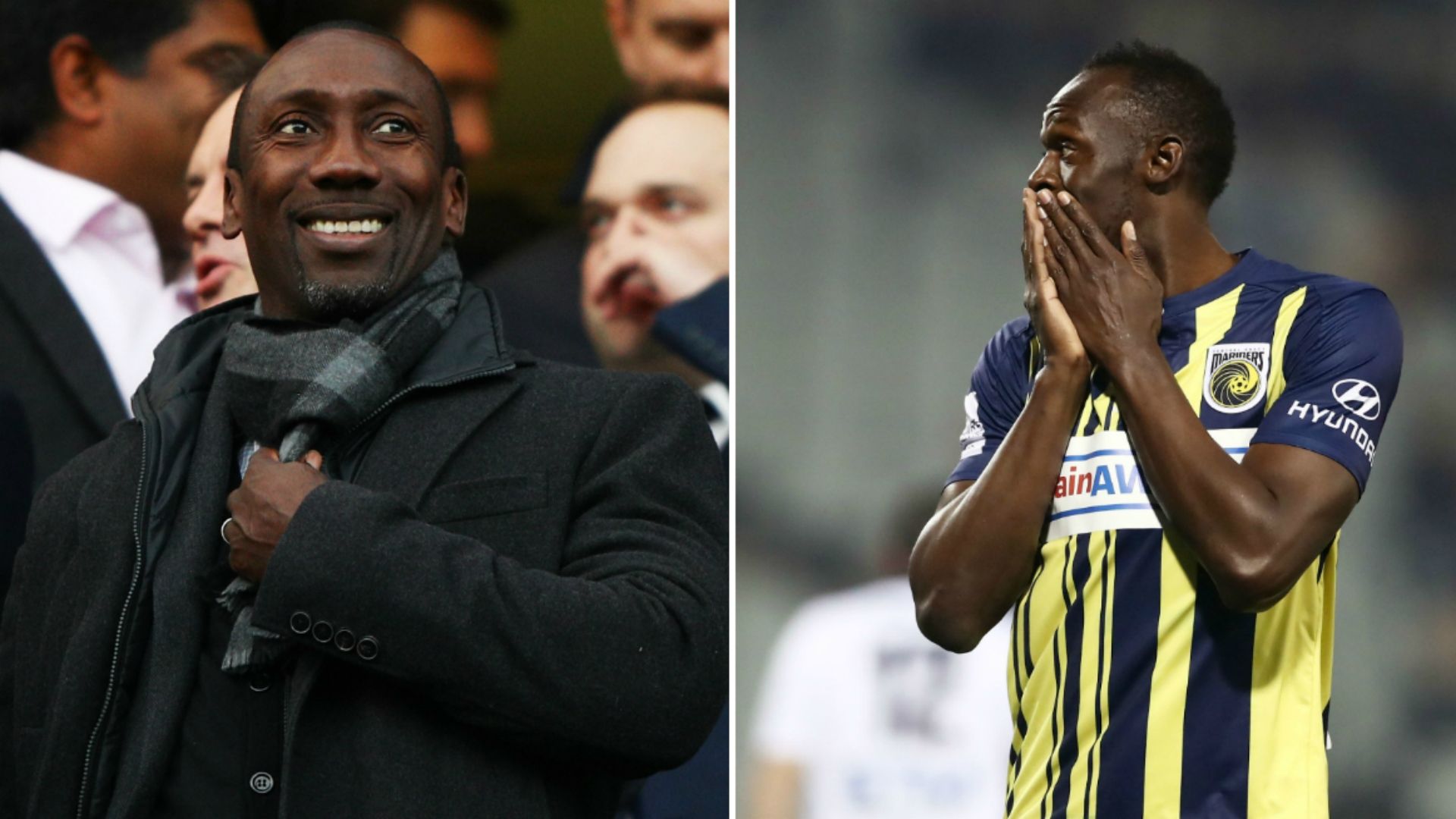 Jimmy Hasselbaink/Usain Bolt