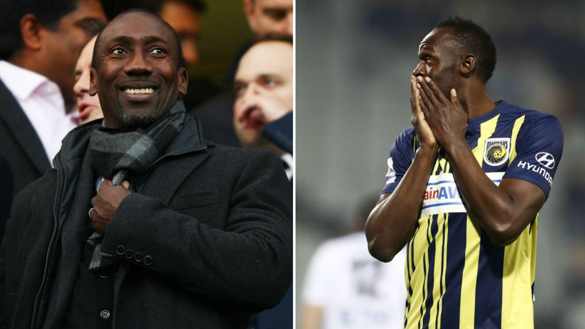 Jimmy Hasselbaink/Usain Bolt