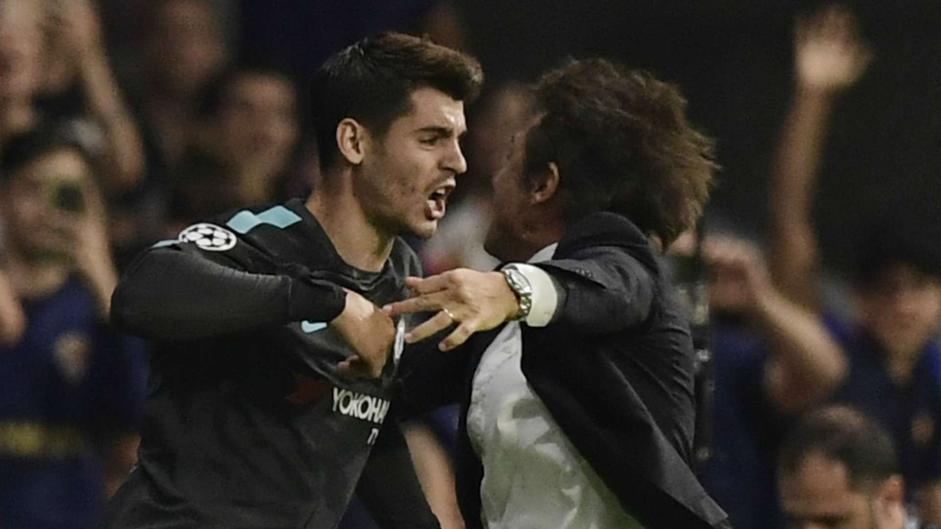 Alvaro Morata Antonio Conte Chelsea