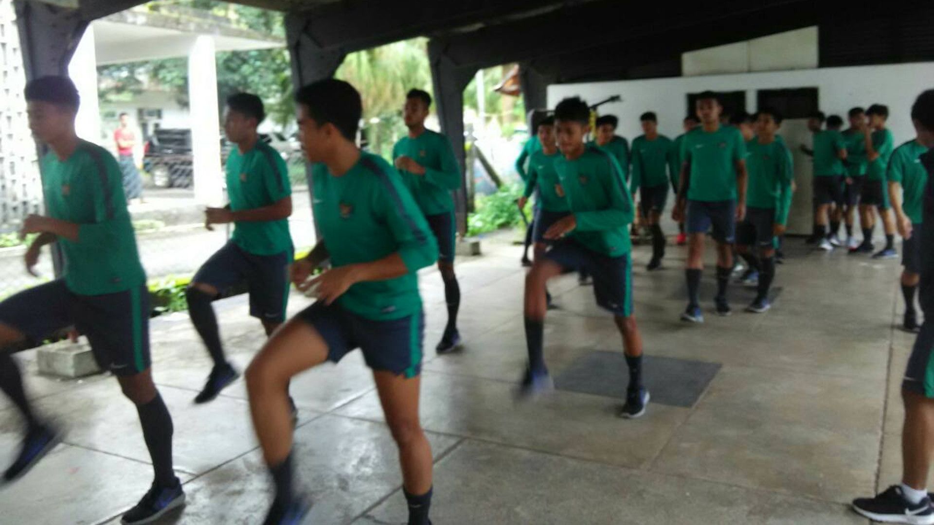 Latihan Tim Nasional Indonesia U-19